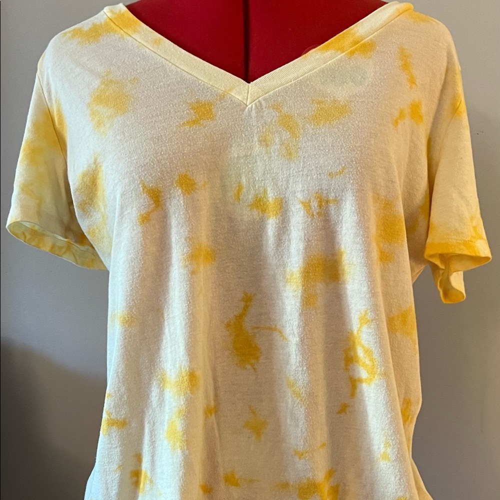 Yellow Tye Dye T